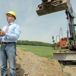 Business-Tablet Samsung GALAXY Tab Active im Handwerker-Härtetest auf der Baustelle