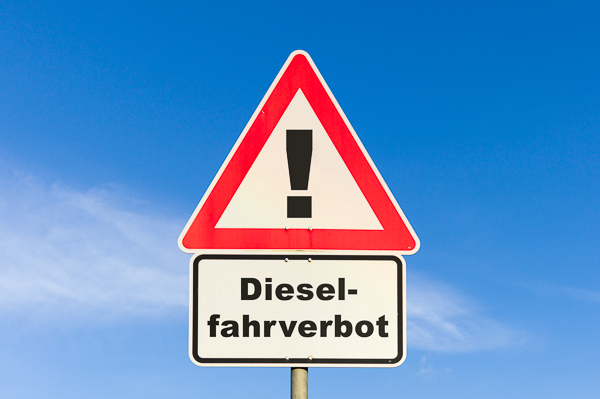 Fahrverbot für Diesel-Kraftfahrzeuge