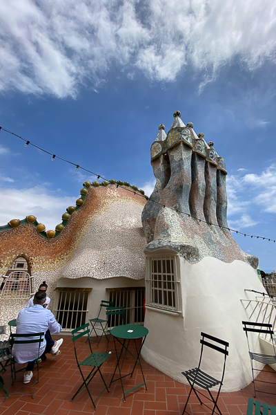 Dachterrasse der Casa Batlló
