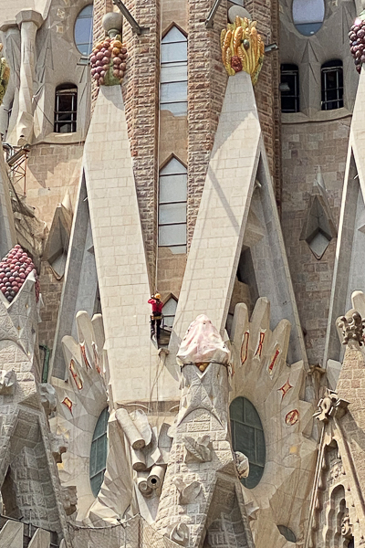 Bauarbeiten an der Sagrada Familia, Barcelona