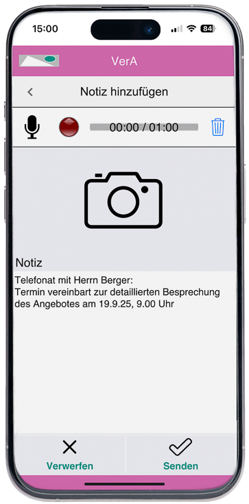 Chef-App VerA: das mobile Büro im Handwerk
