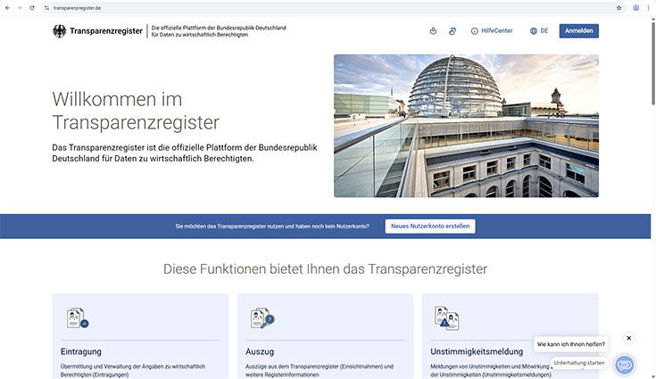 Post vom Transparenzregister erhalten? Dann sollten Sie jetzt handeln…
