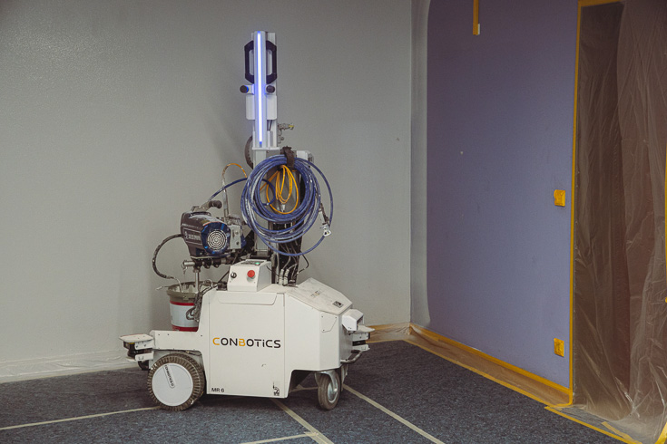 Wandanstrich: Maler-Roboter im Test