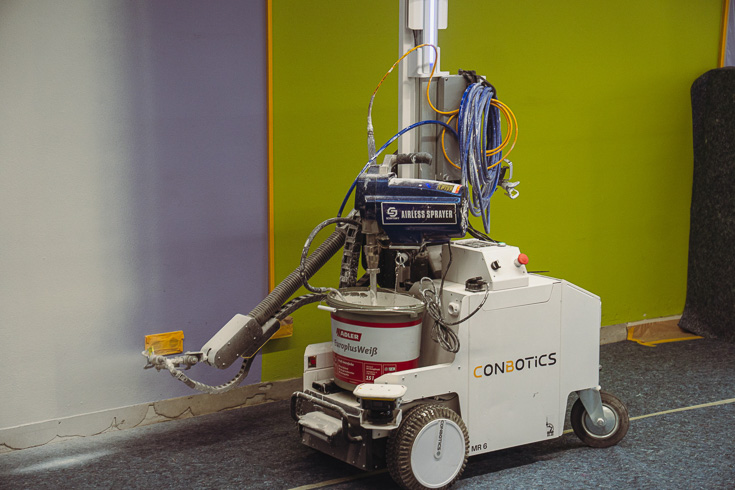 Wandanstrich: Maler-Roboter im Test