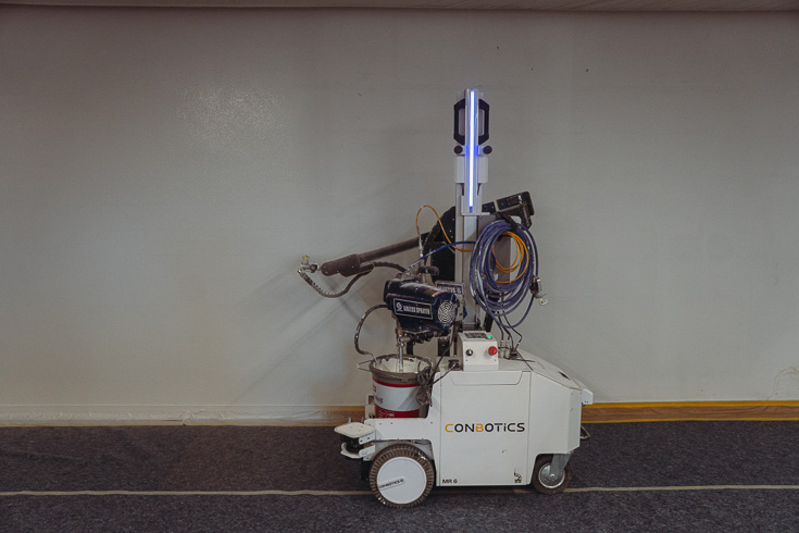 Wandanstrich: Maler-Roboter im Test