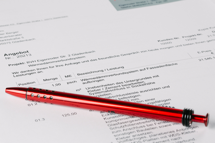 Malerbetrieb: Schnelle Angebotserstellung für WDVS