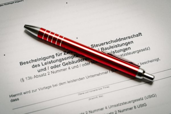 Nachweis zur Steuerschuldnerschaft des Leistungsempfängers – neues Vordruckmuster