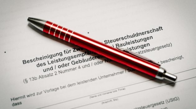 Nachweis zur Steuerschuldnerschaft des Leistungsempfängers – neues Vordruckmuster